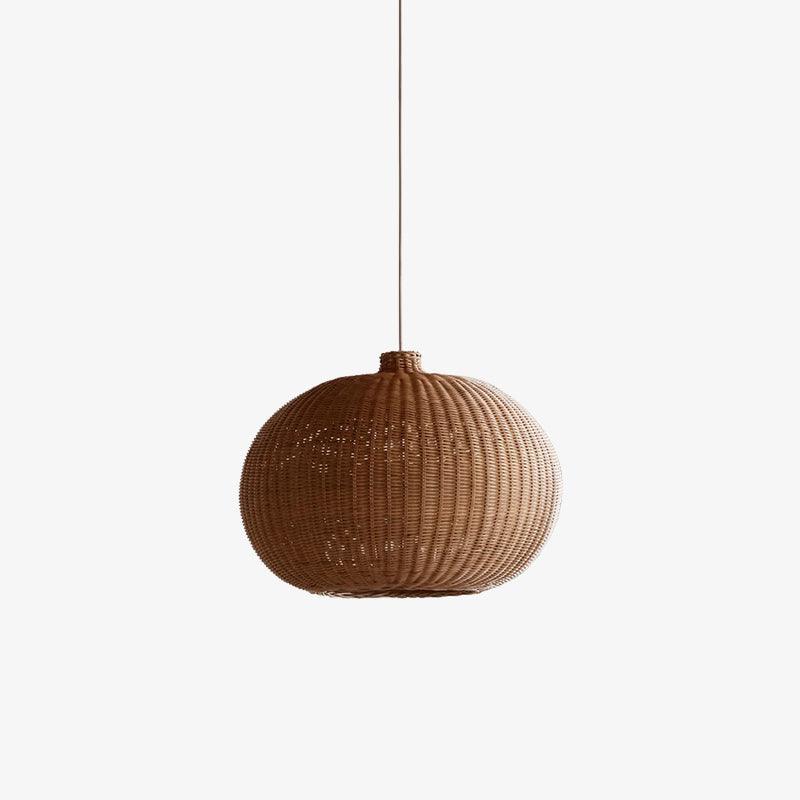Socan Vintage Rattan Pendant Lamp-Neutral Decor