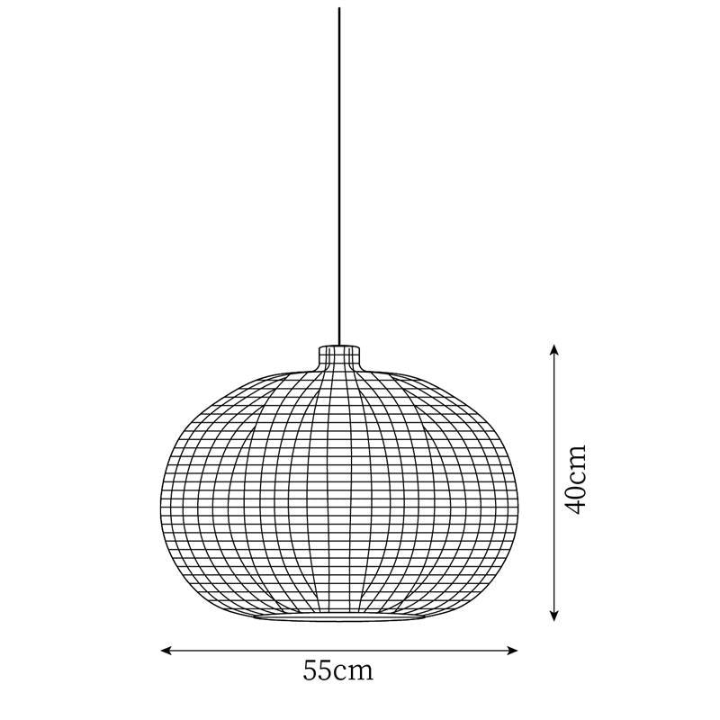 Savana Rattan Pendant Light