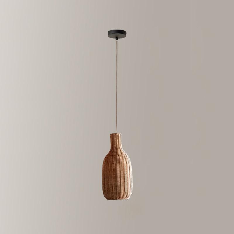 Socan Vintage Rattan Pendant Lamp-Neutral Decor