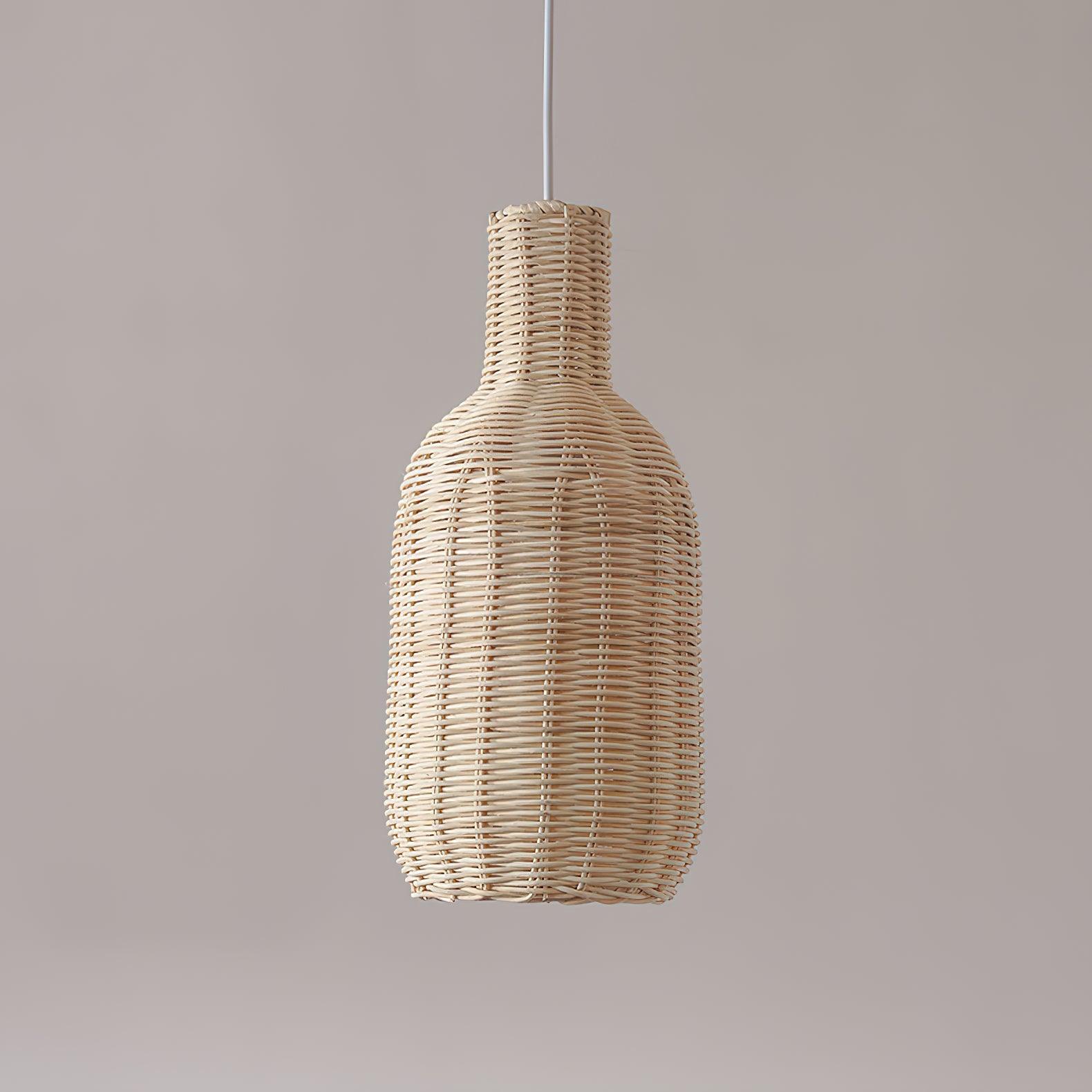 Socan Vintage Rattan Pendant Lamp-Neutral Decor