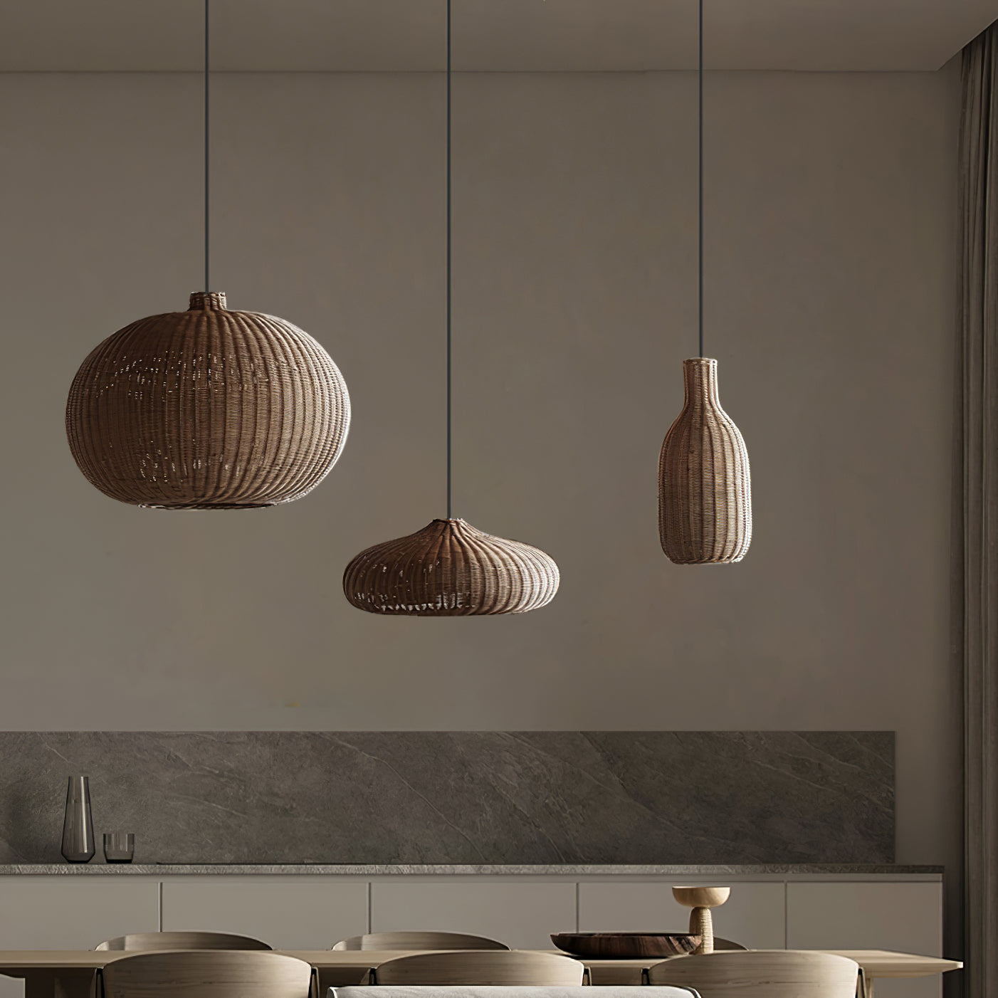 Savana Rattan Pendant Light