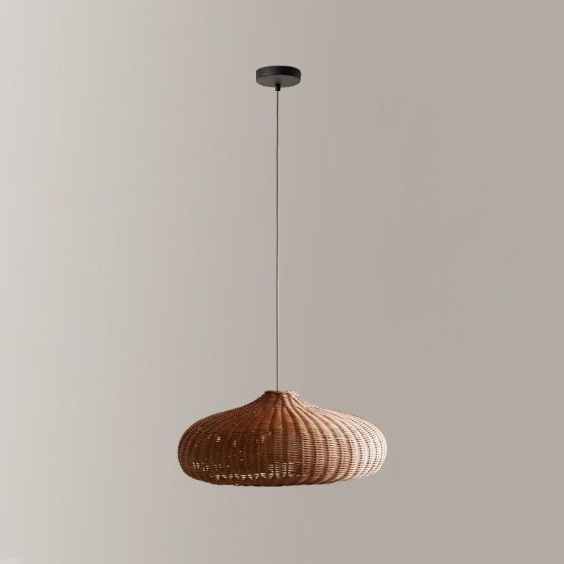 Socan Vintage Rattan Pendant Lamp-Neutral Decor