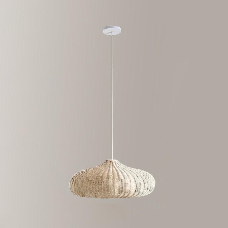 Socan Vintage Rattan Pendant Lamp-Neutral Decor