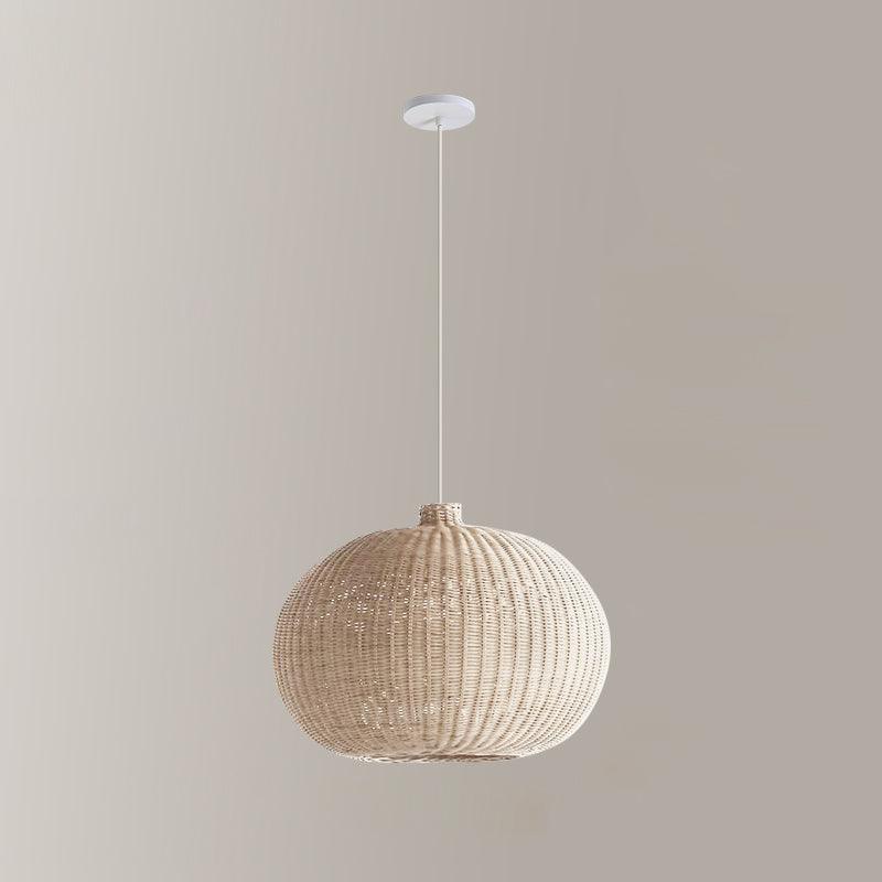 Socan Vintage Rattan Pendant Lamp-Neutral Decor