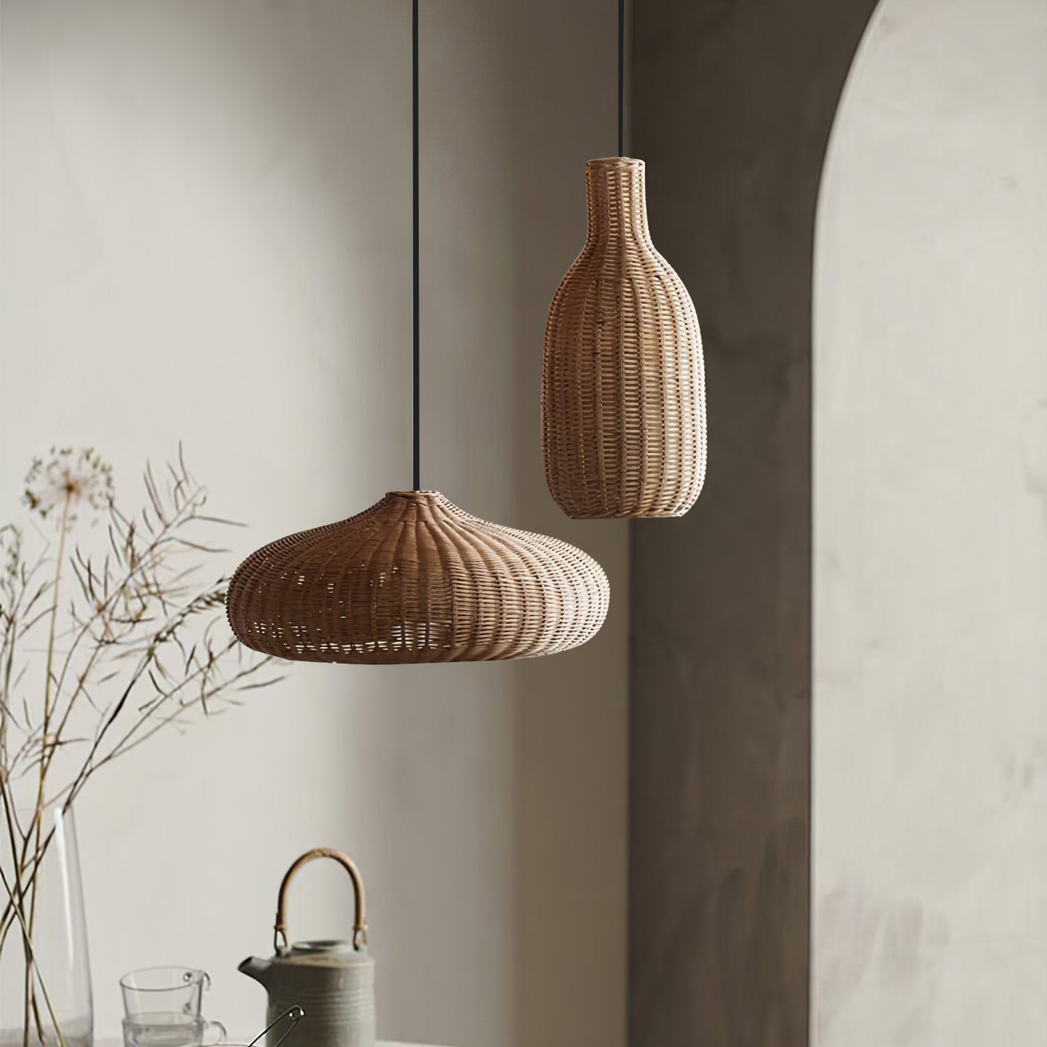 Savana Rattan Pendant Light