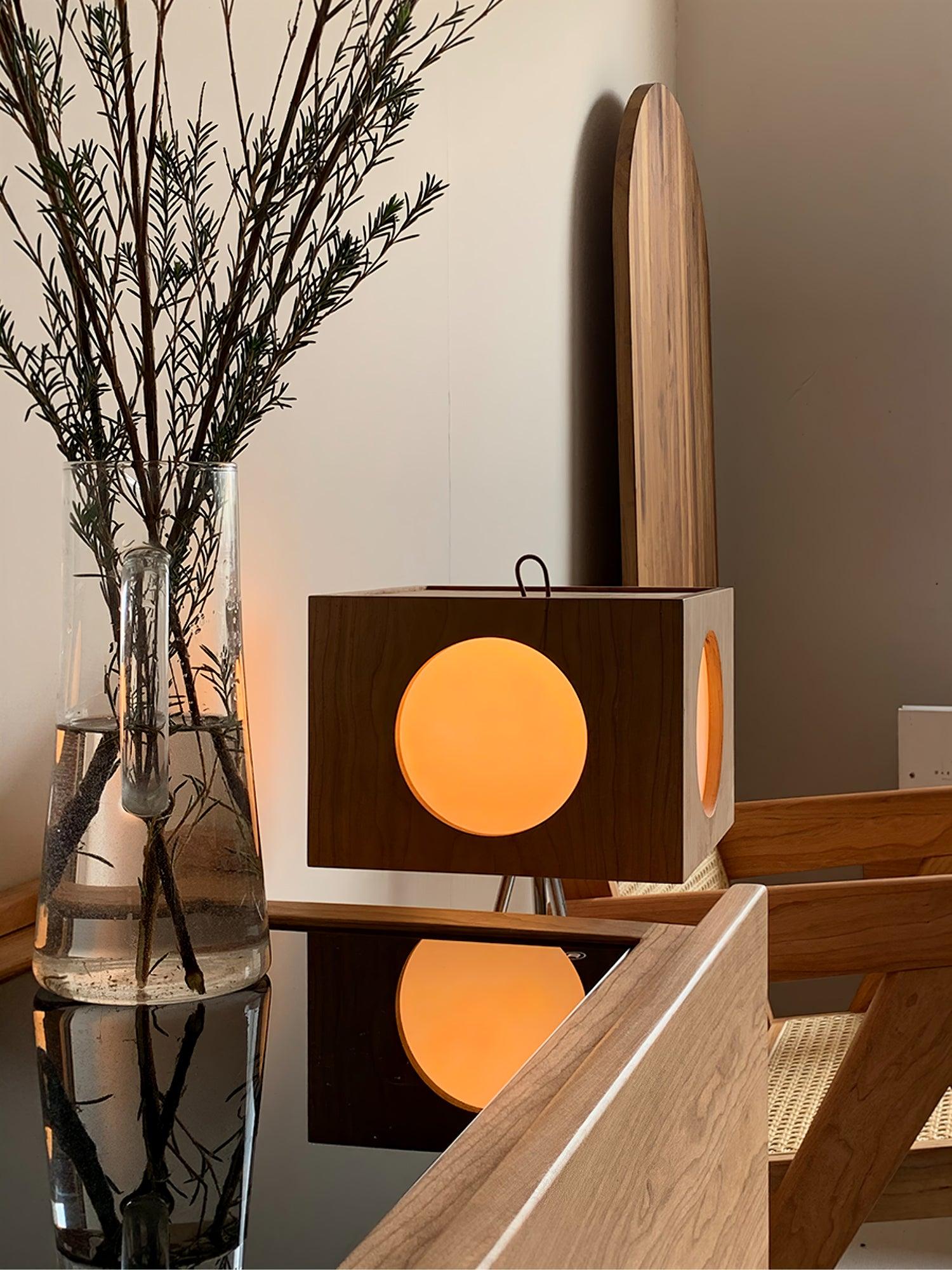 OrbitBox Vintage Camera Floor Lamp-Neutral Decor