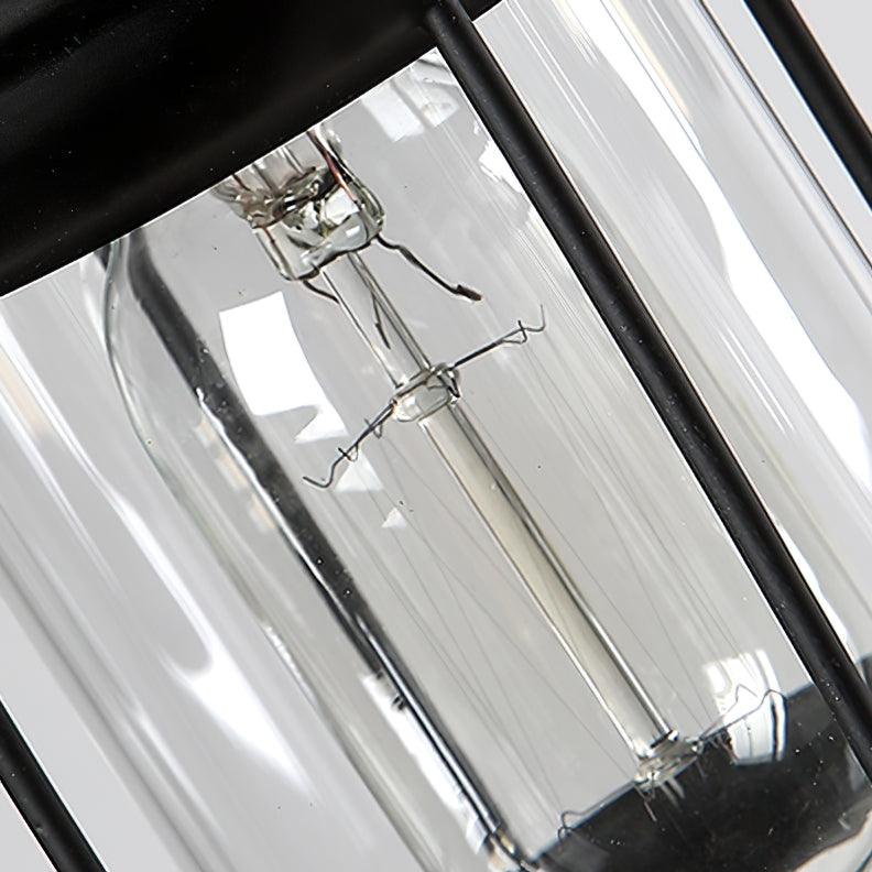 Lustra Chandelier Vintage Wood Glass Retro-Neutral Decor