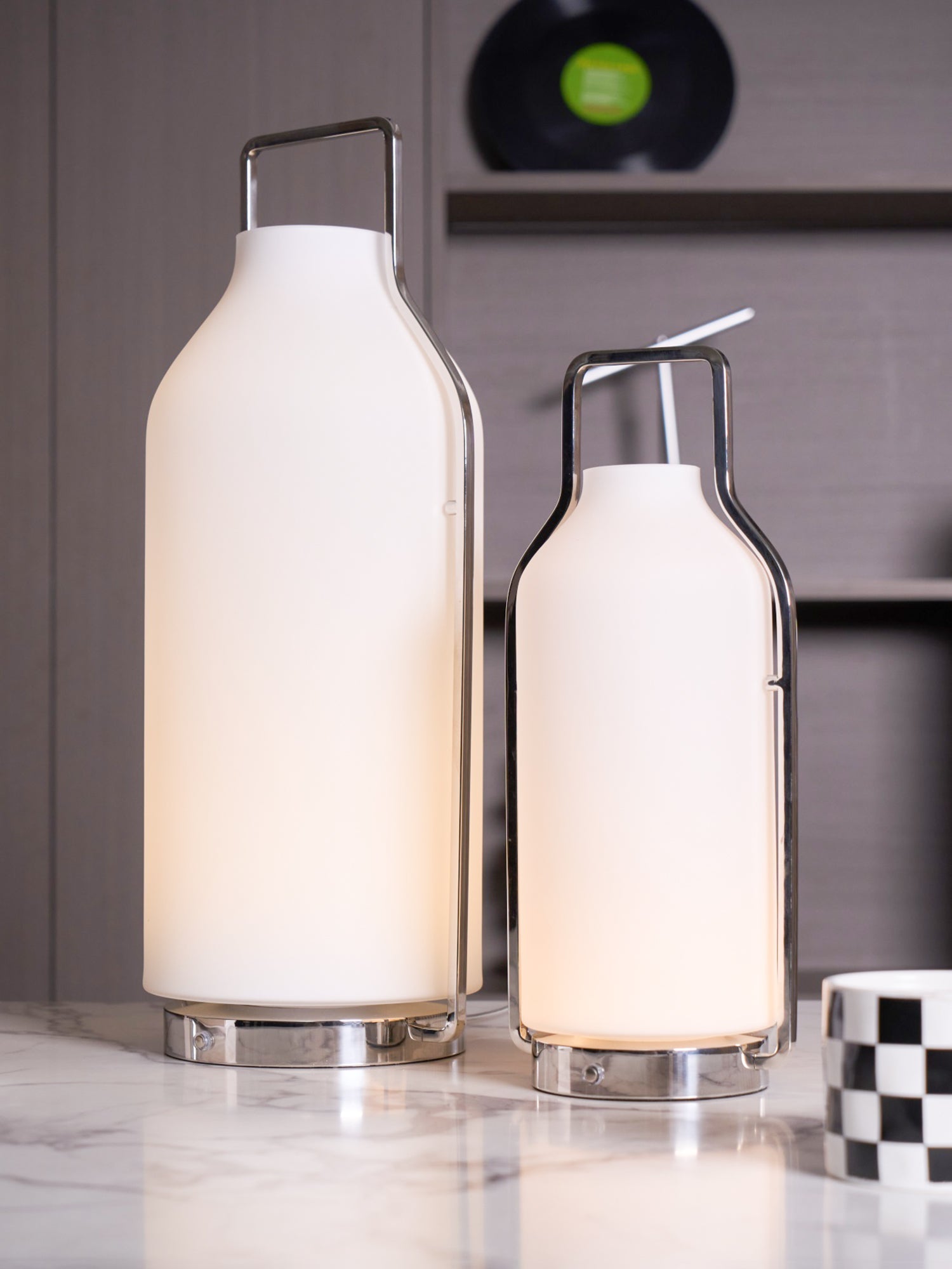 Solace Lantern Minimalist Table Lamp-Neutral Decor