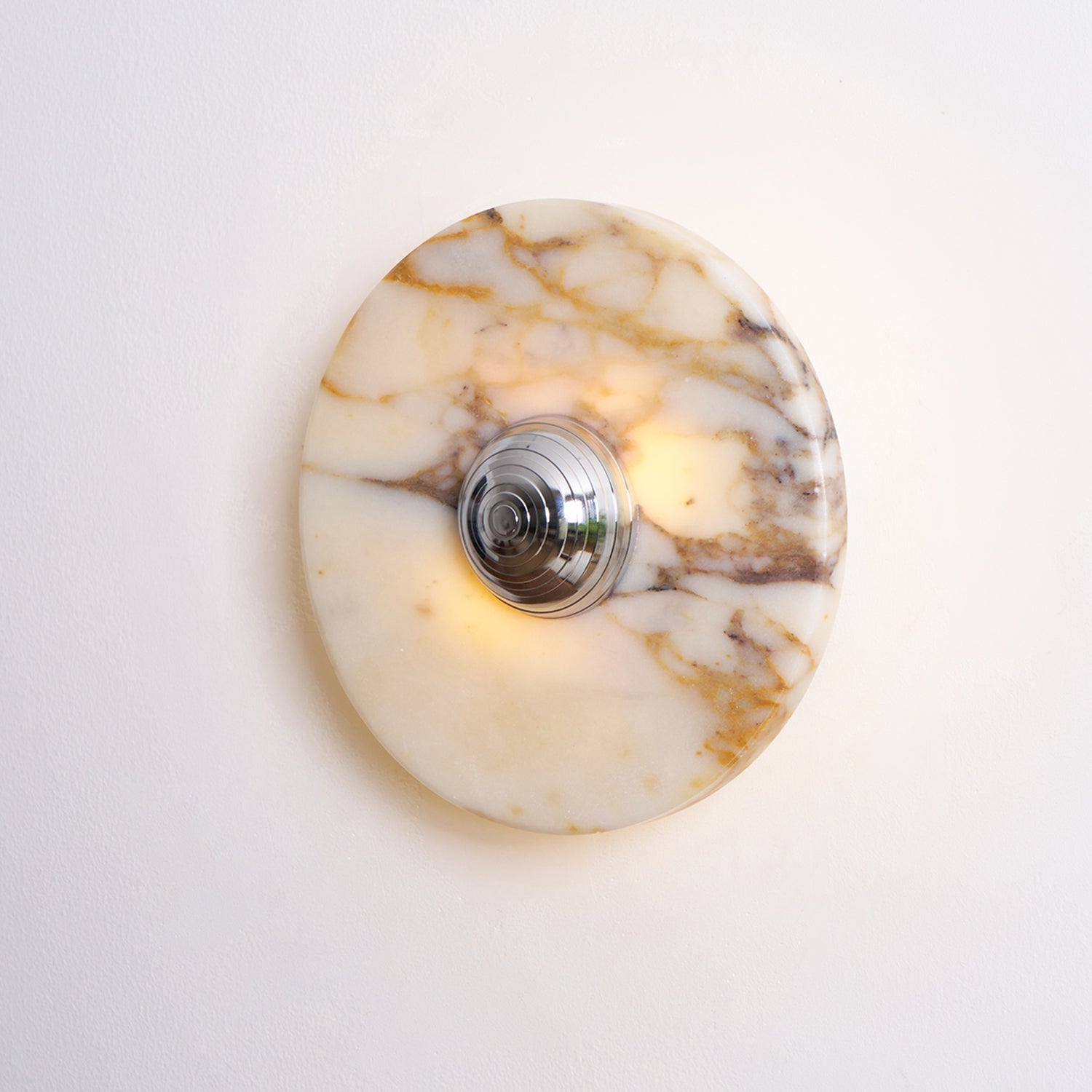 Wall Lamp Marble Disc LED Modern Light Fixture Multiple Colors