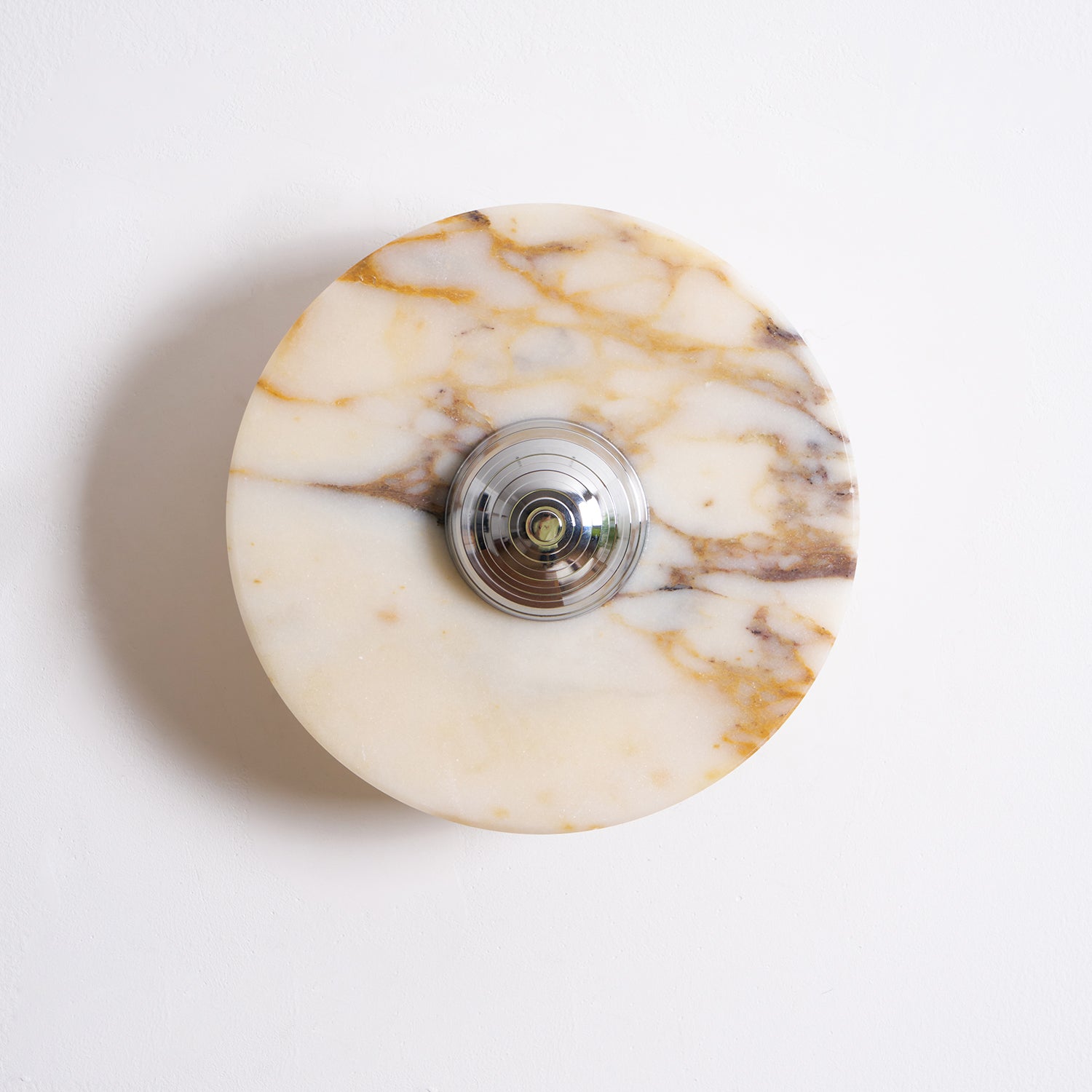 Wall Lamp Marble Disc LED Modern Light Fixture Multiple Colors