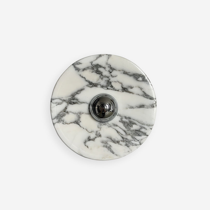 Wall Lamp Marble Disc LED Modern Light Fixture Multiple Colors