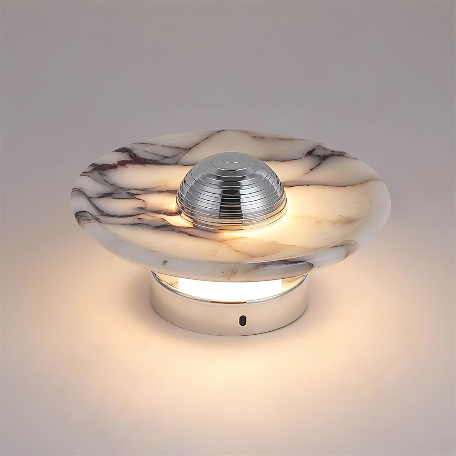 Wall Lamp Marble Disc LED Modern Light Fixture Multiple Colors