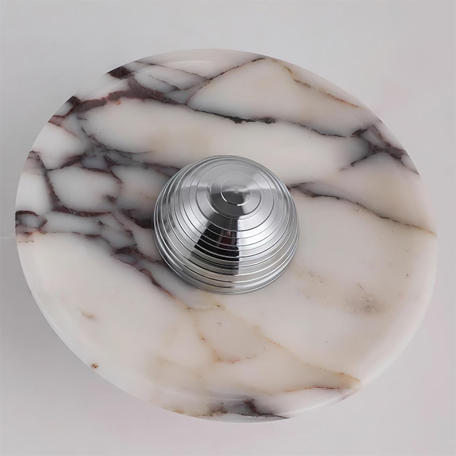 Wall Lamp Marble Disc LED Modern Light Fixture Multiple Colors