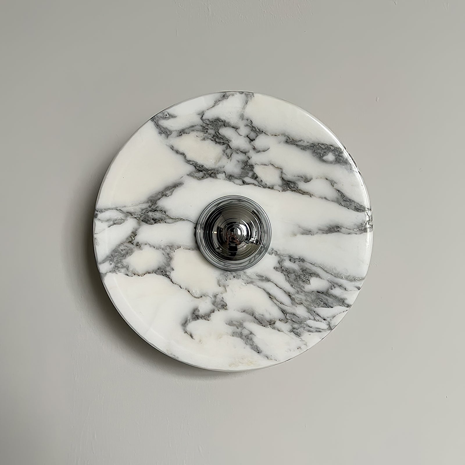 Wall Lamp Marble Disc LED Modern Light Fixture Multiple Colors