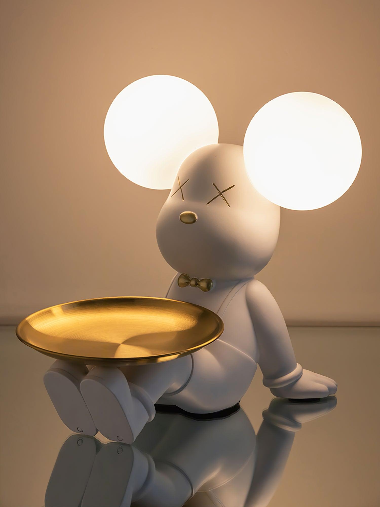 Wondel Resin Artistic Desk Lamp-Neutral Decor