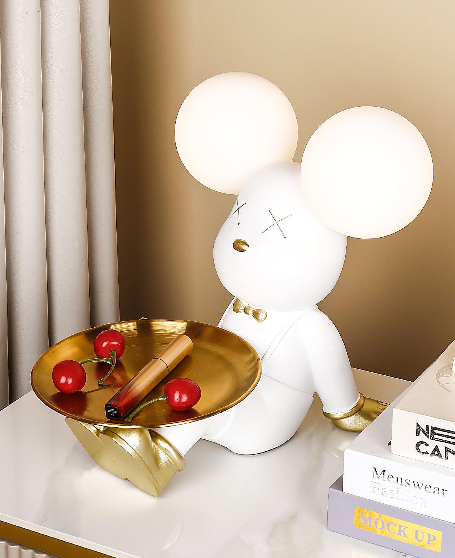 Wondel Resin Artistic Desk Lamp-Neutral Decor