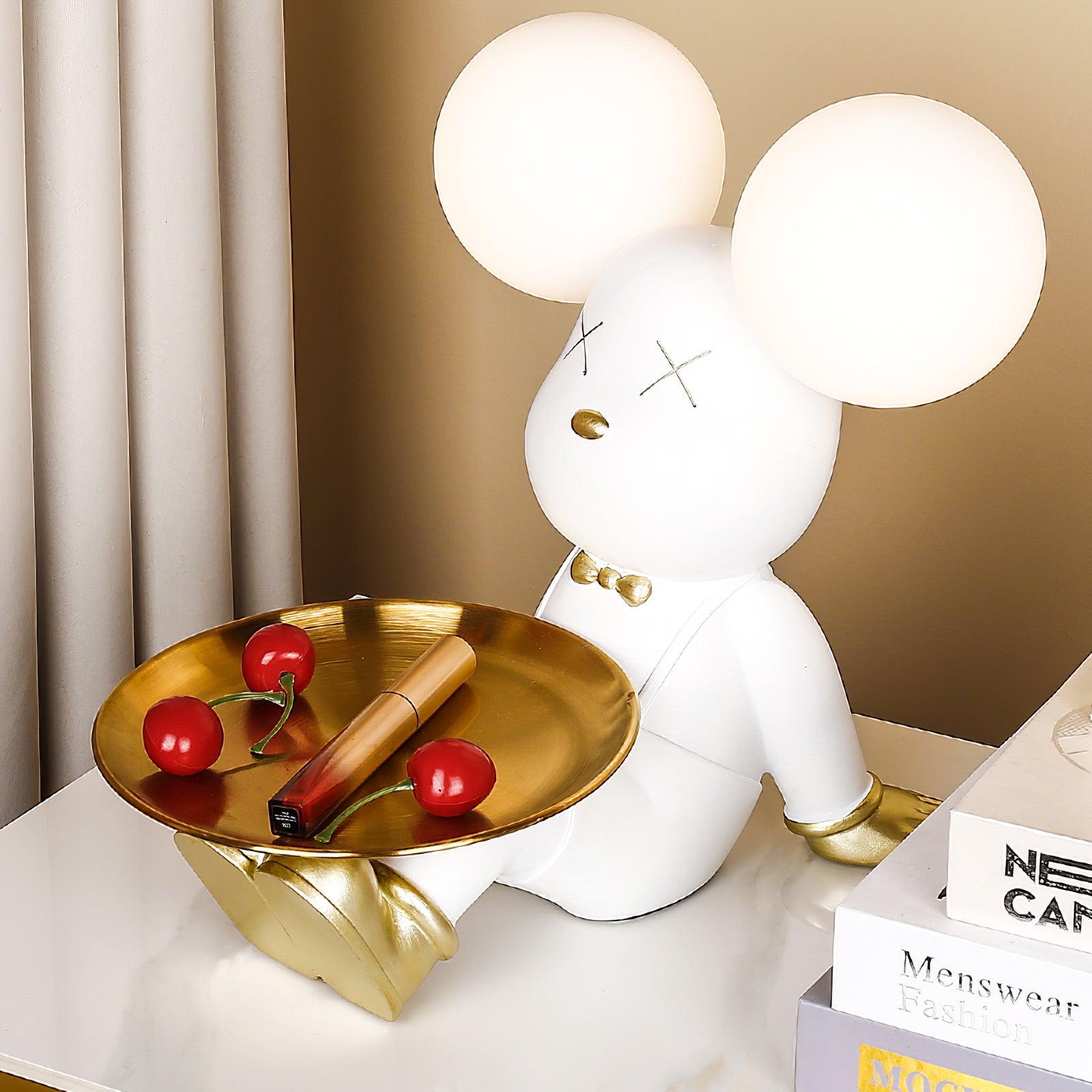 Wondel Resin Artistic Desk Lamp-Neutral Decor