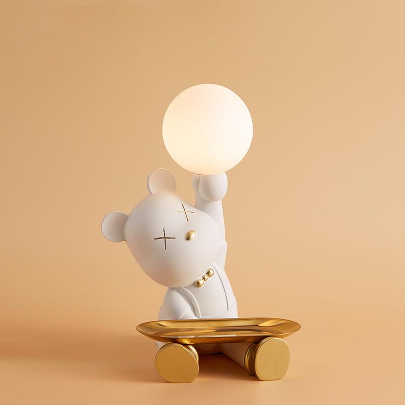 Wondel Resin Artistic Desk Lamp-Neutral Decor