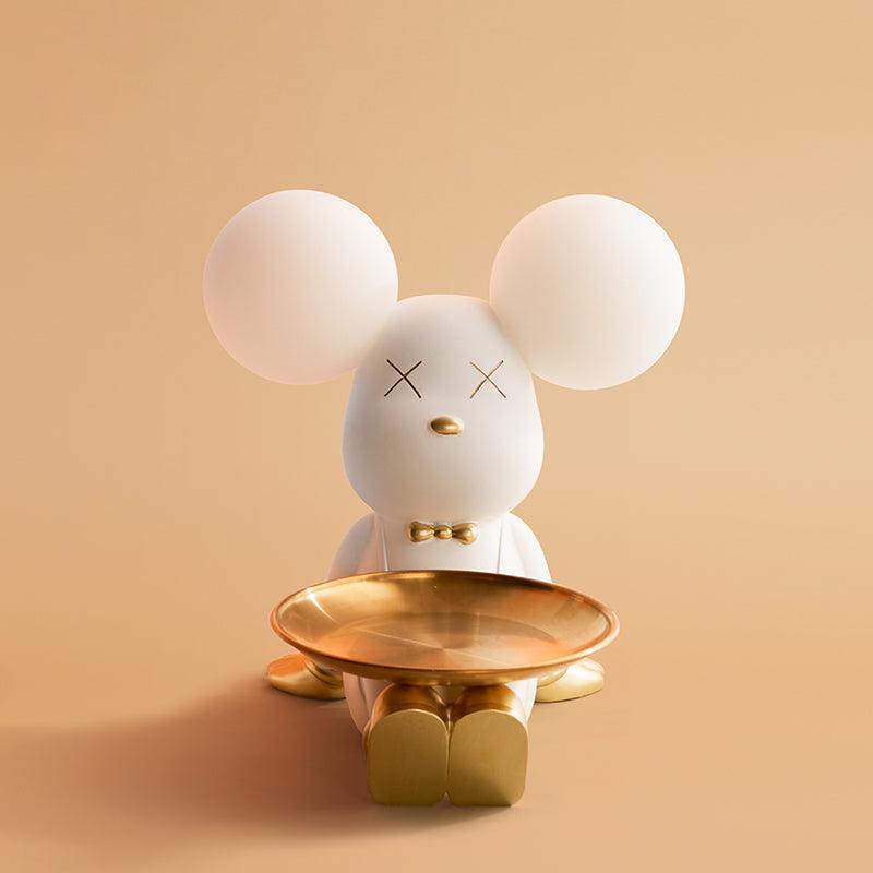 Wondel Resin Artistic Desk Lamp-Neutral Decor