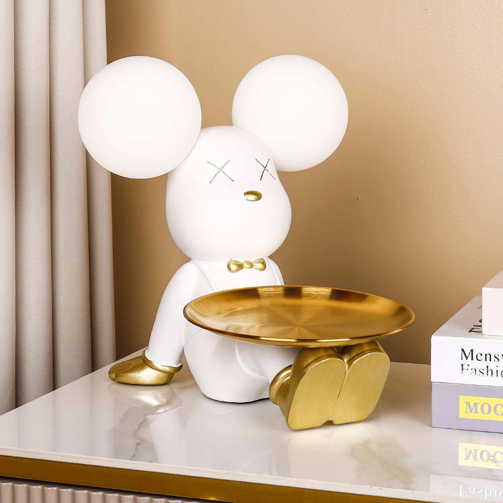Wondel Resin Artistic Desk Lamp-Neutral Decor
