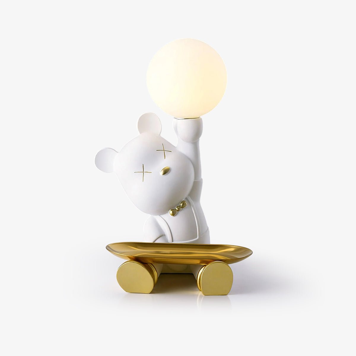 Wondel Resin Artistic Desk Lamp-Neutral Decor