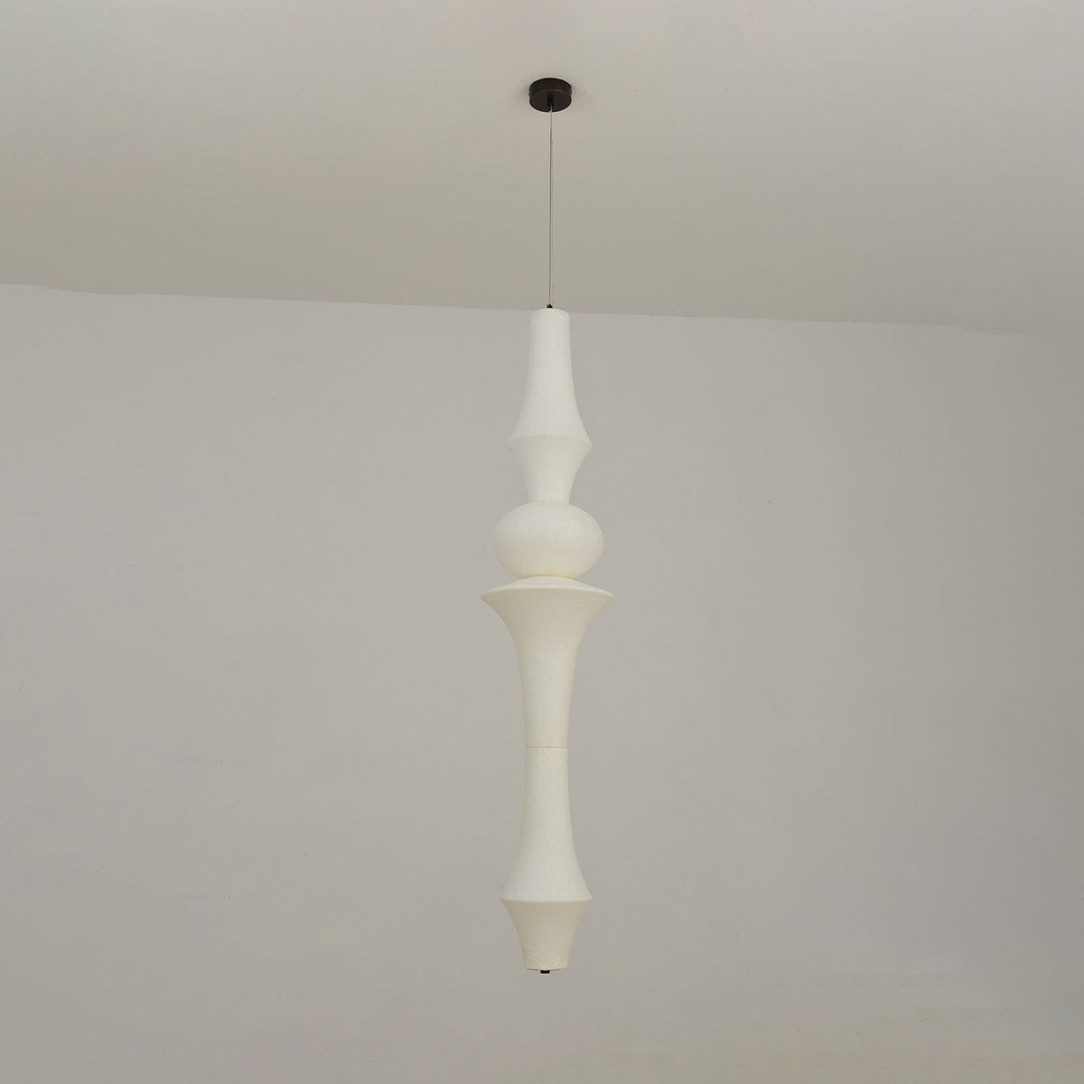 Virairaine Sculptural Mulberry Silk Pendant Light