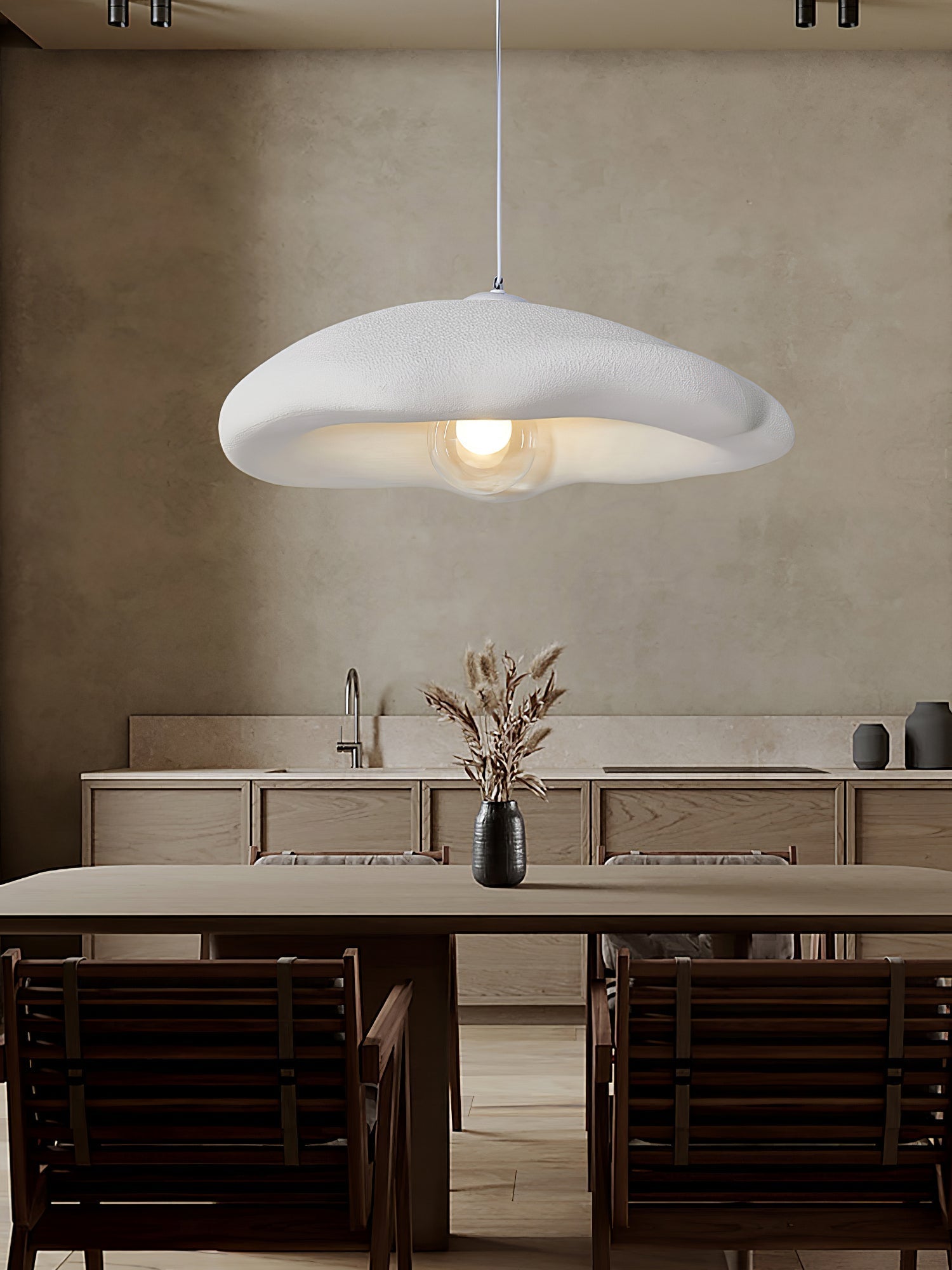 Nylire Modern Minimalist Art Plastic Pendant Light-Neutral Decor