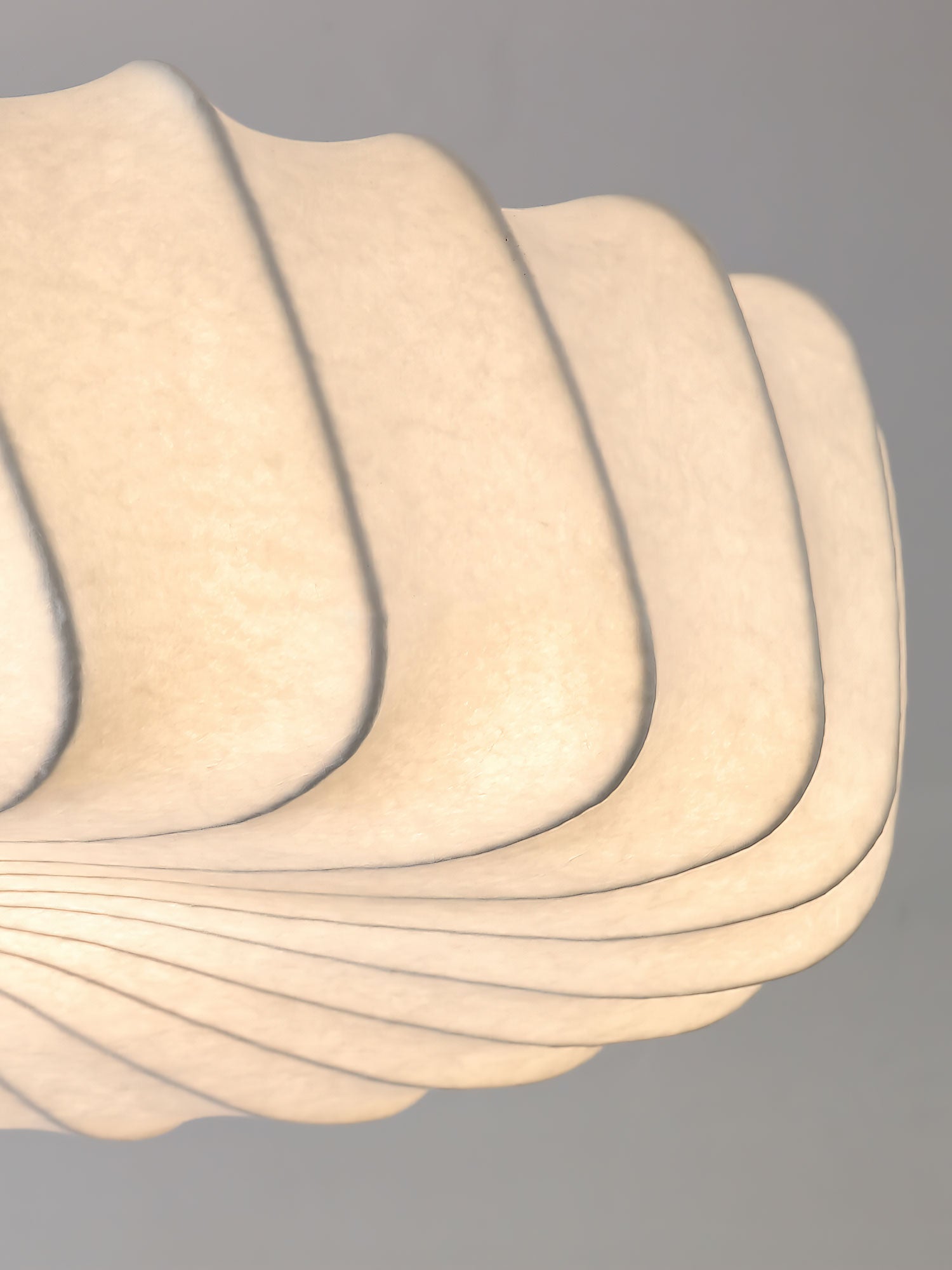 Zelore Swirl Fabric Bronze Pendant Light-Neutral Decor