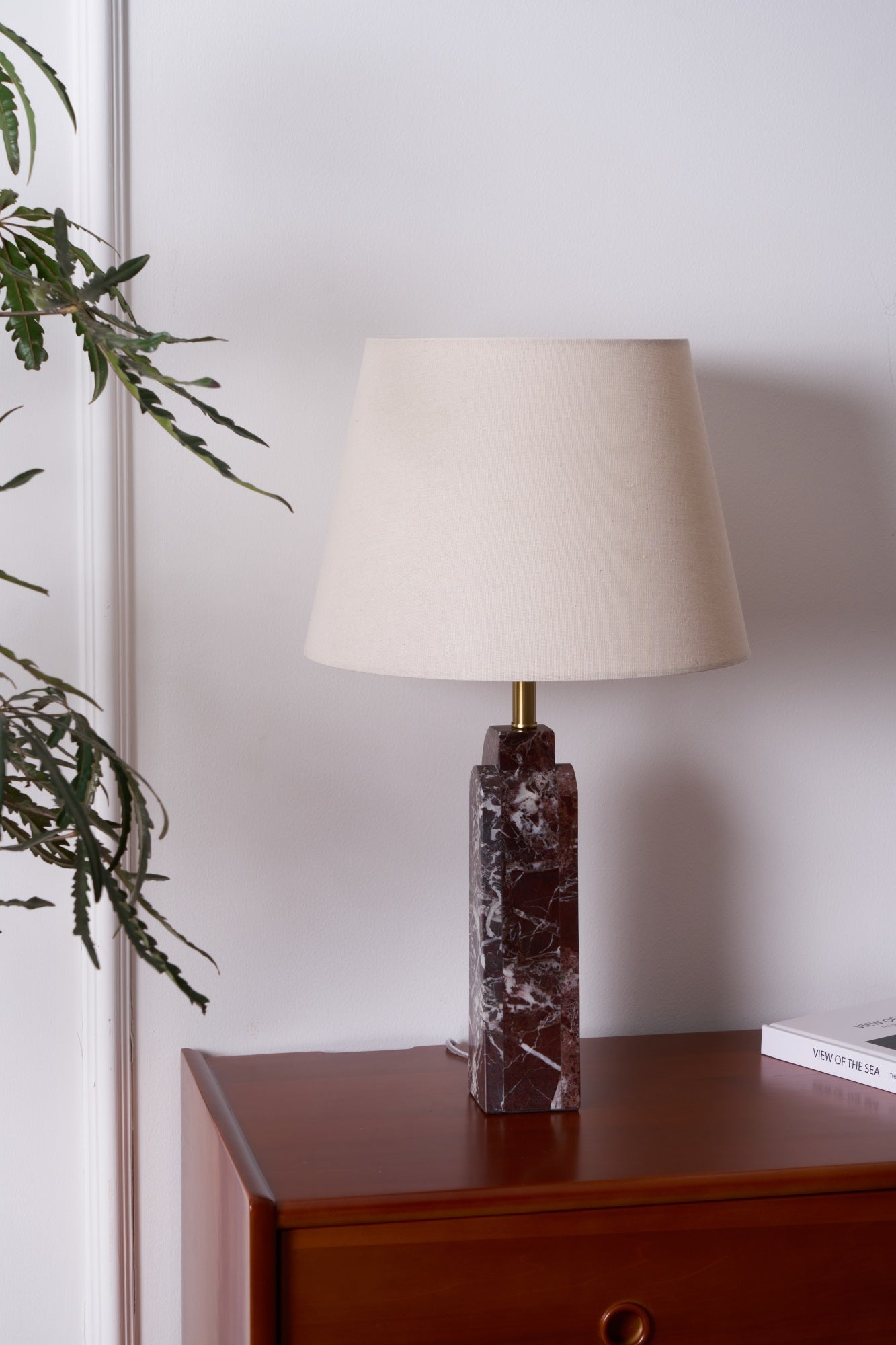 Jovix Modern Marble Table Lamp-Neutral Decor