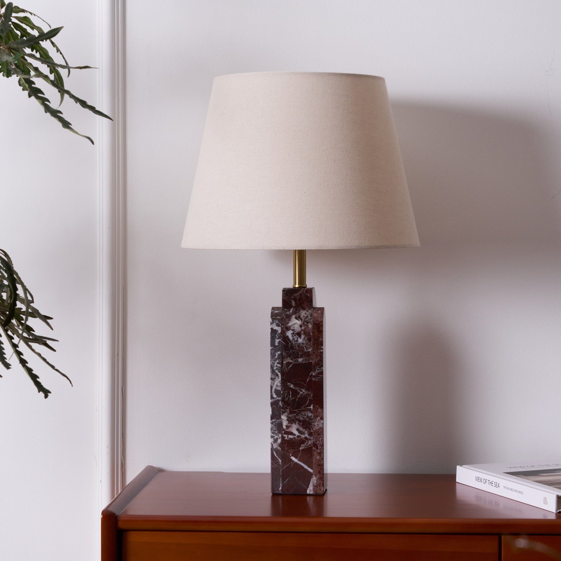 Jovix Modern Marble Table Lamp-Neutral Decor