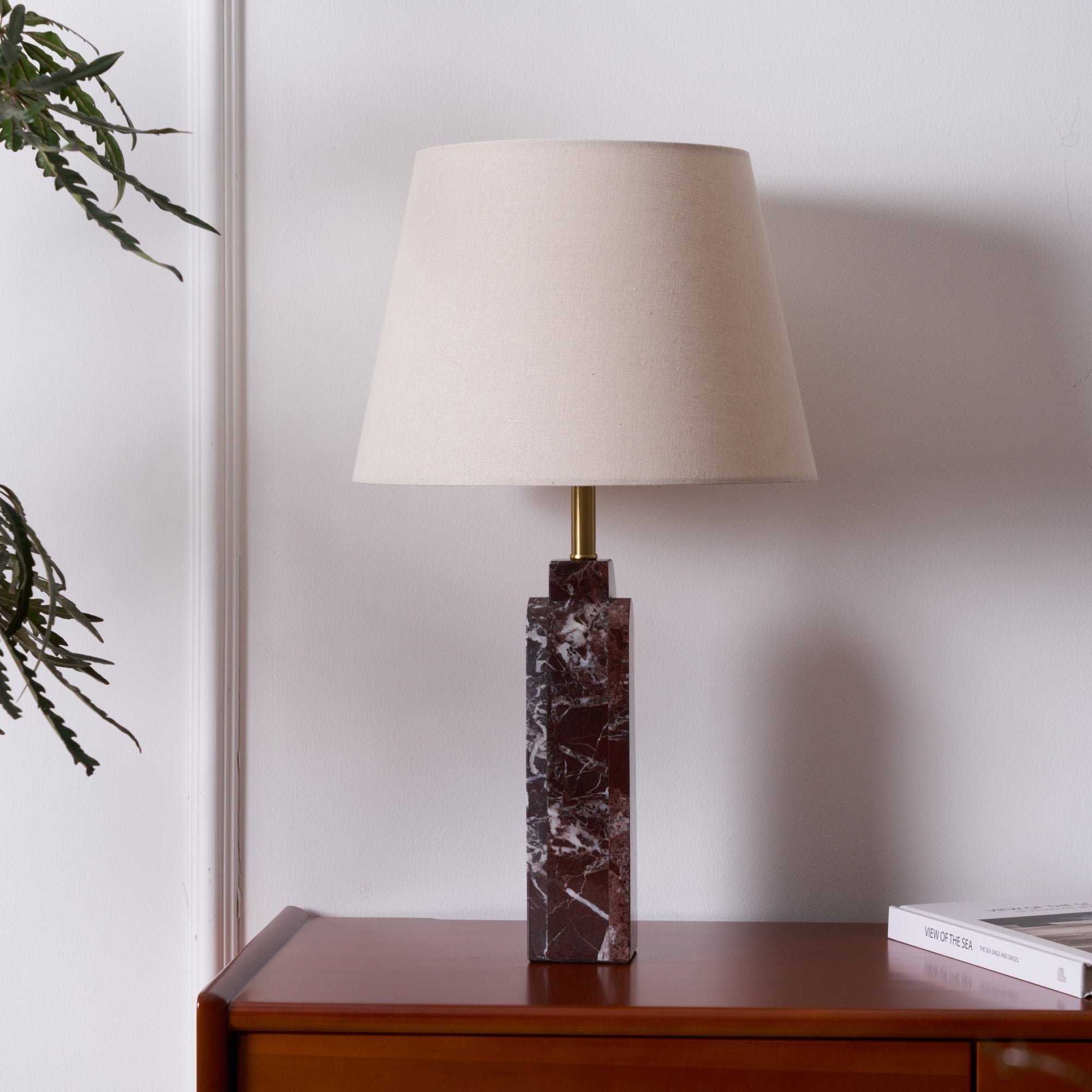 Jovix Modern Marble Table Lamp-Neutral Decor