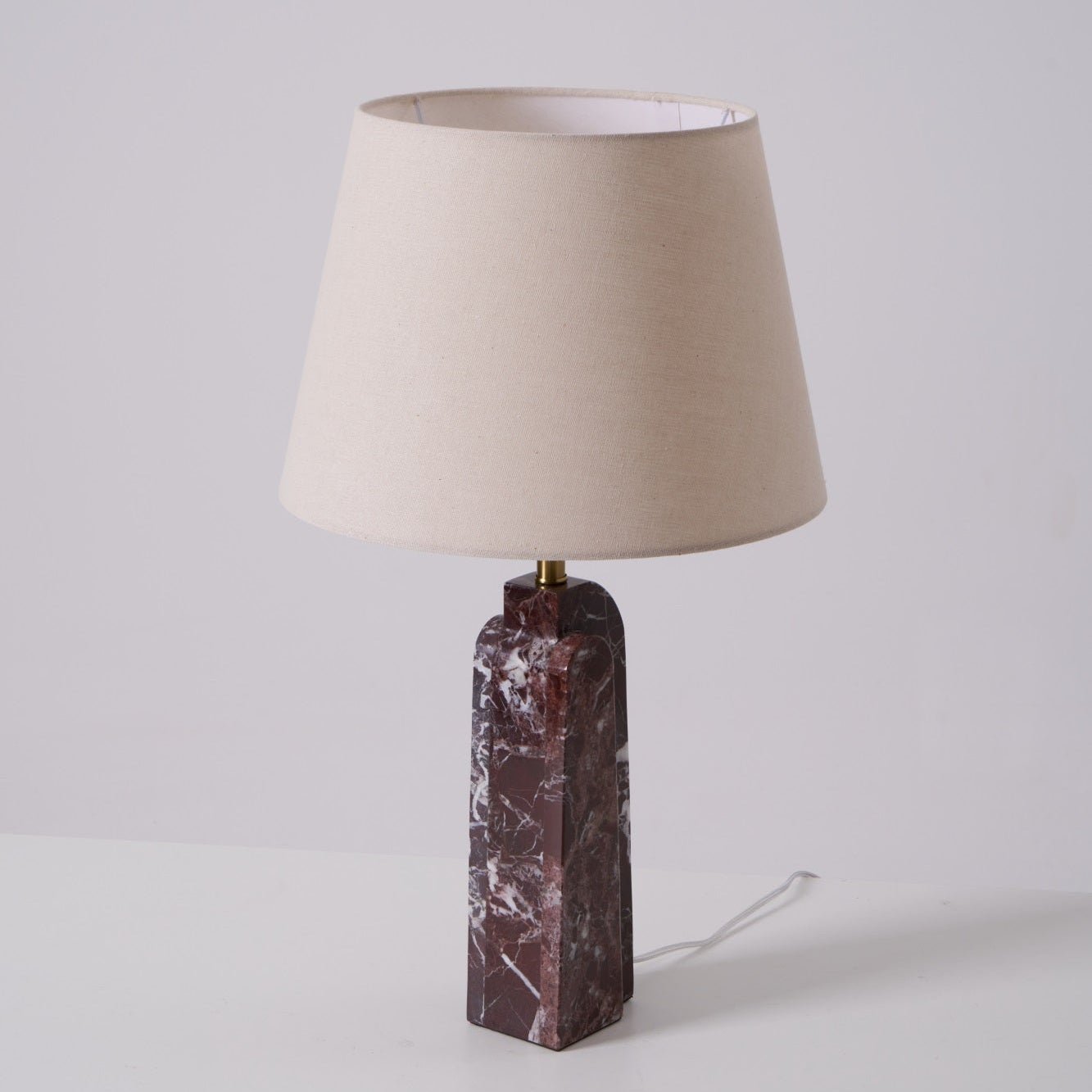 Jovix Modern Marble Table Lamp-Neutral Decor