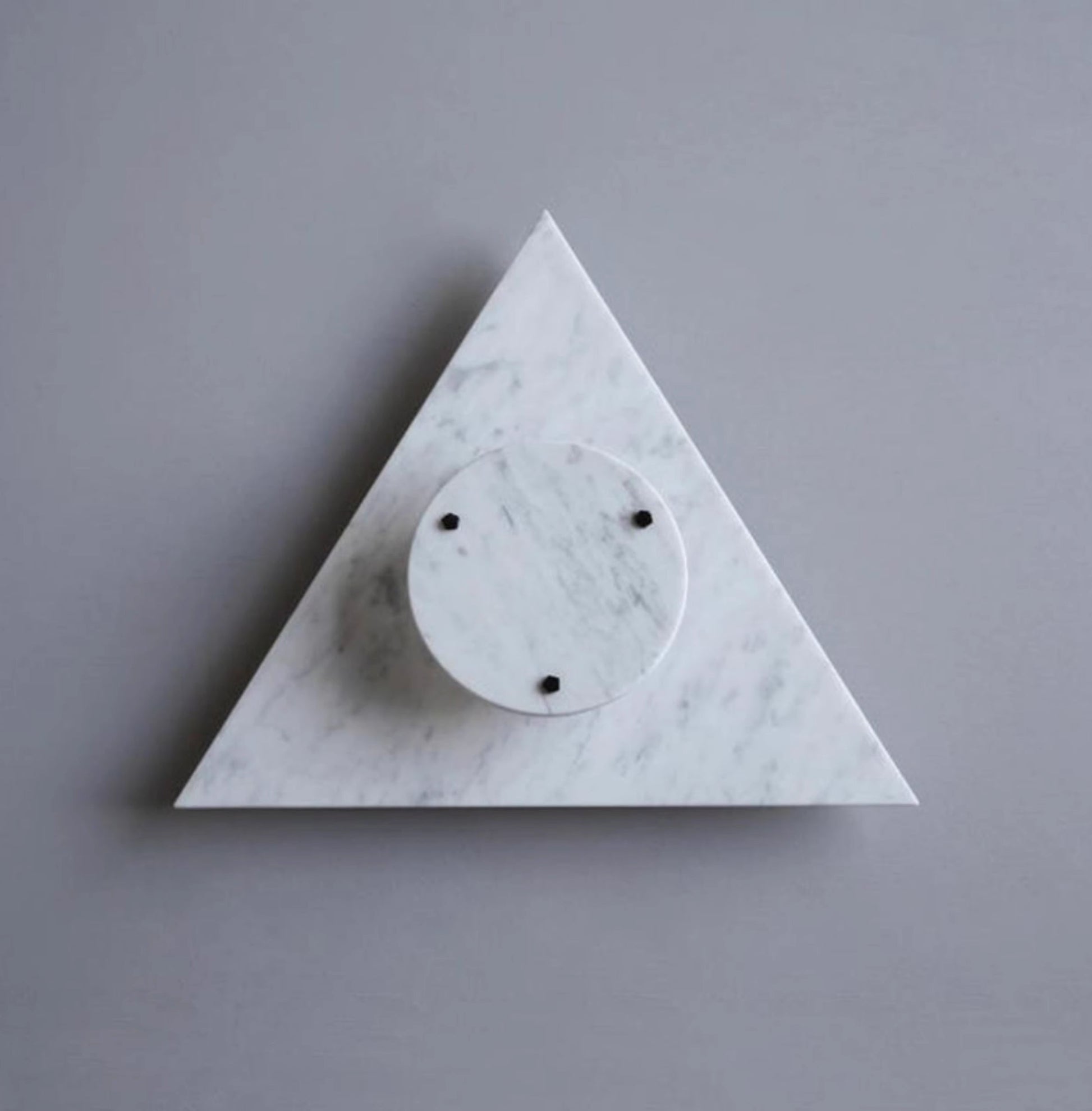 Pyramid Rustic Marble Wall Light-Neutral Decor