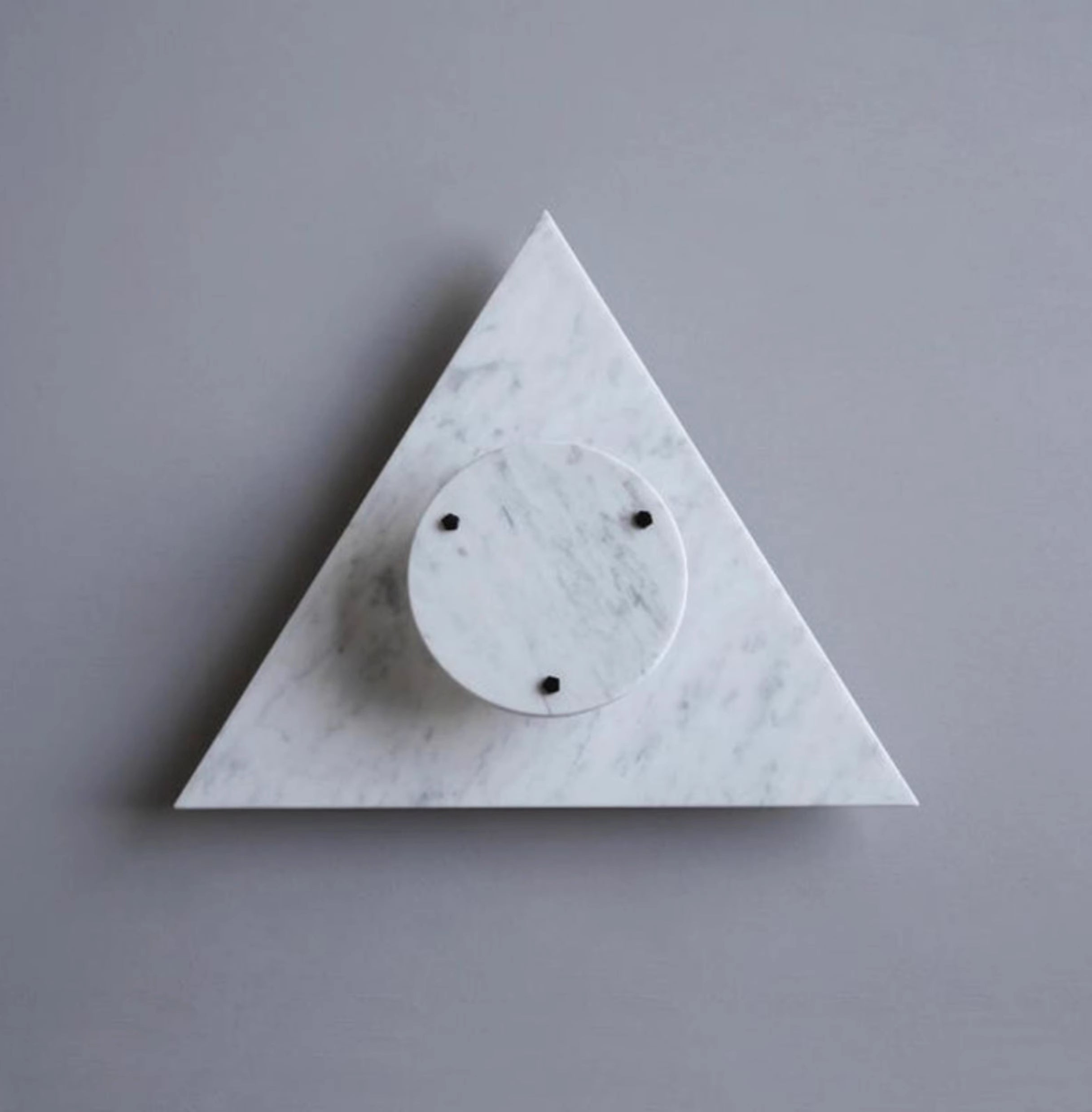 Pyramid Rustic Marble Wall Light-Neutral Decor