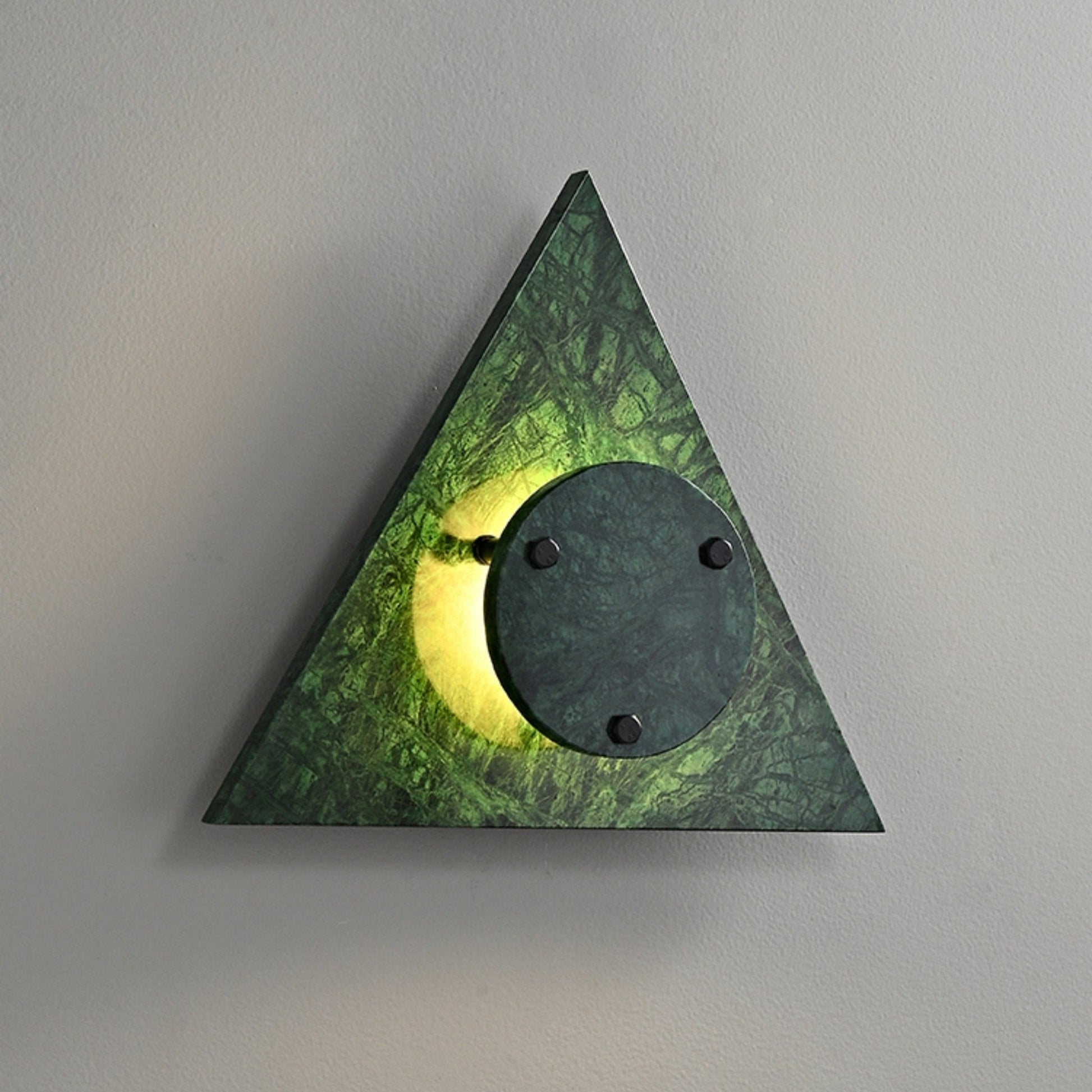 Pyramid Rustic Marble Wall Light-Neutral Decor