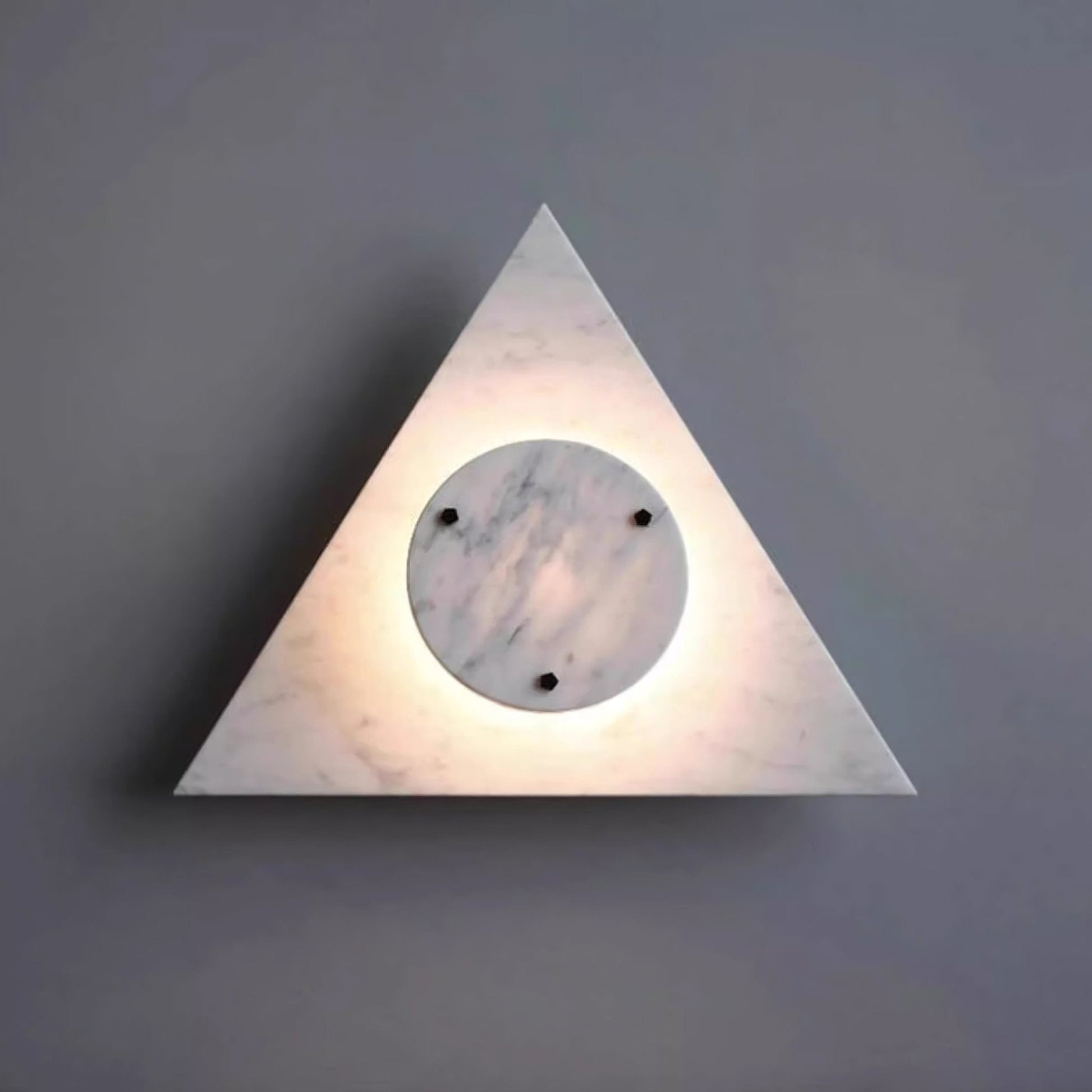 Pyramid Rustic Marble Wall Light-Neutral Decor