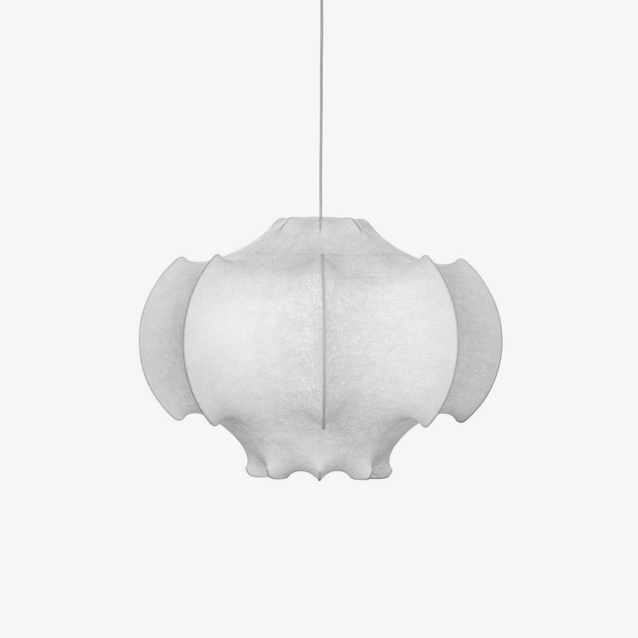Lotus Minimalist Silk Pendant Lamp-Neutral Decor