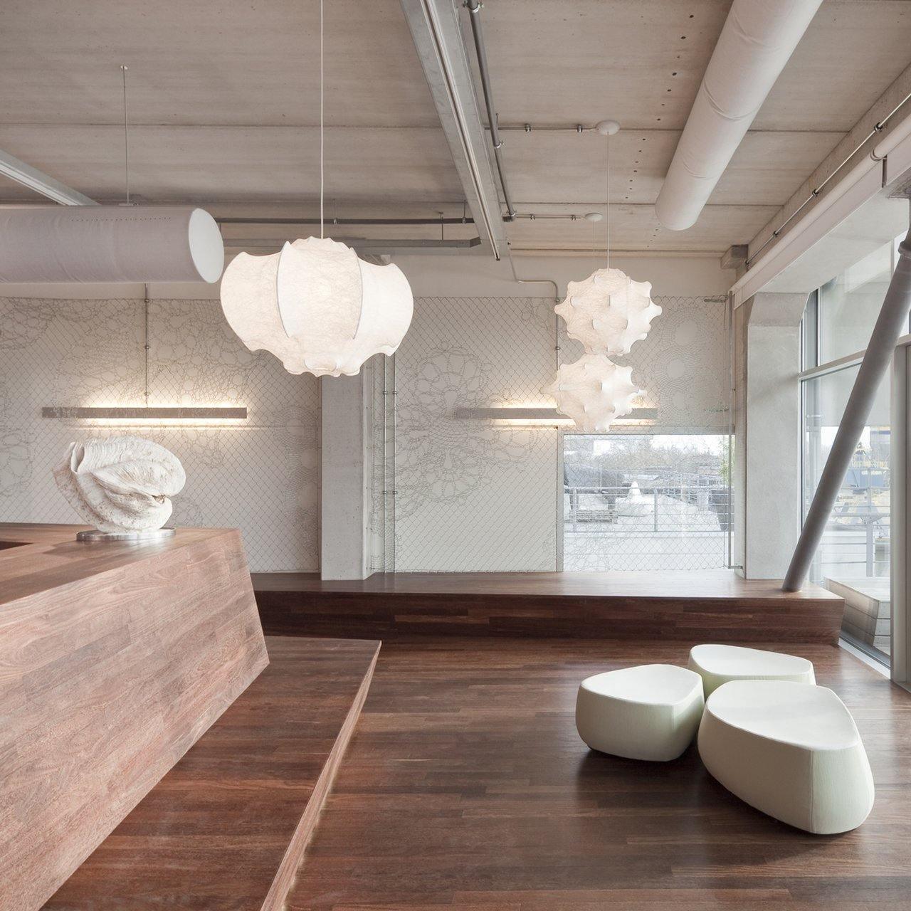 Lotus Minimalist Silk Pendant Lamp-Neutral Decor