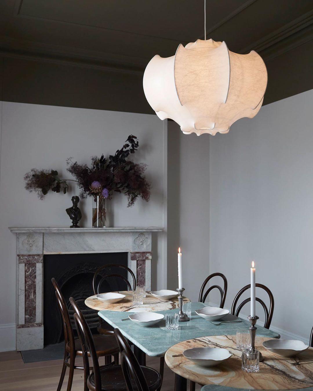 Lotus Minimalist Silk Pendant Lamp-Neutral Decor