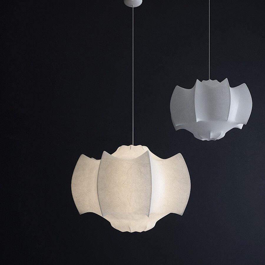 Lotus Minimalist Silk Pendant Lamp-Neutral Decor