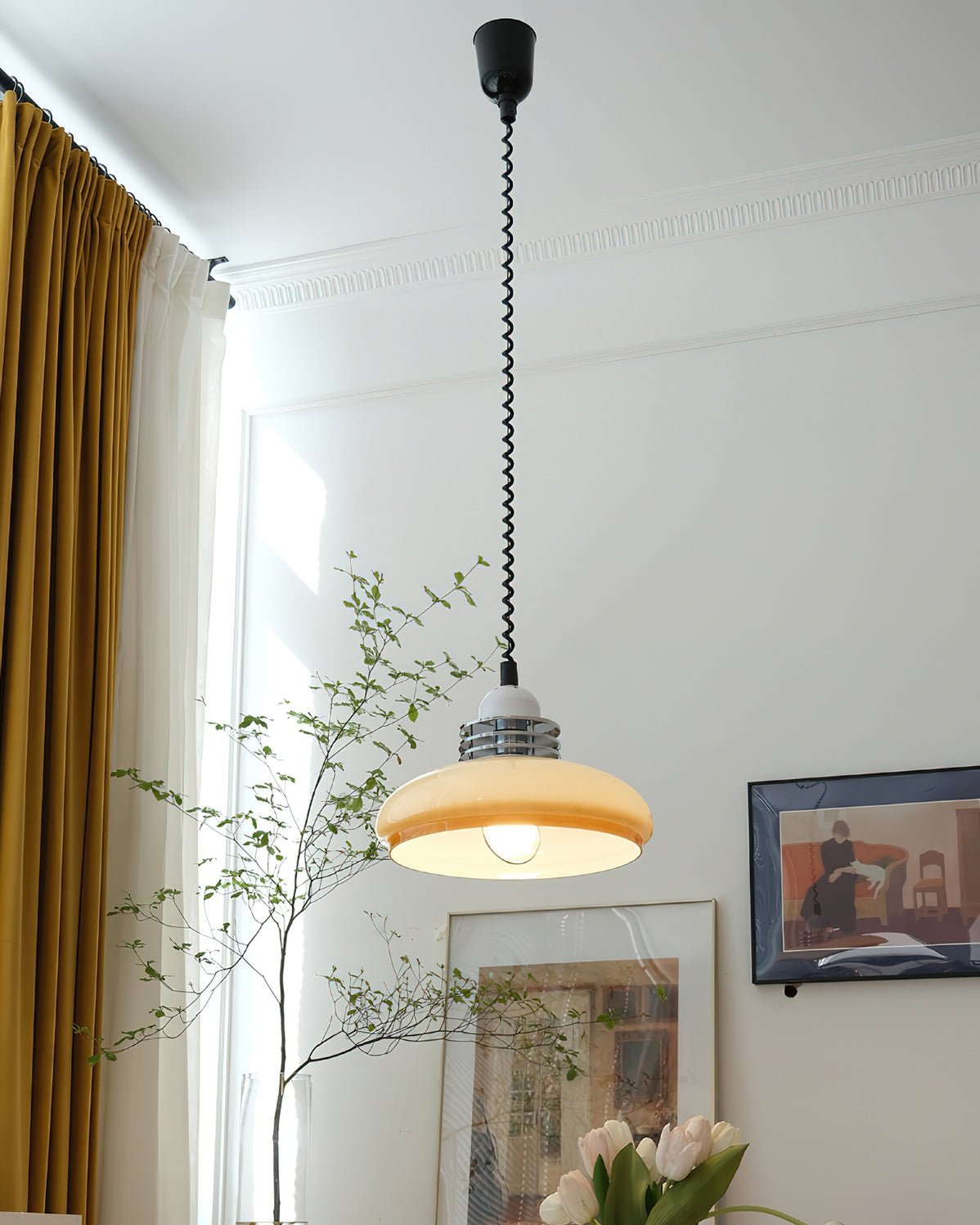 Ulaearae Nordic Art Classic Glass Pendant Lamp-Neutral Decor