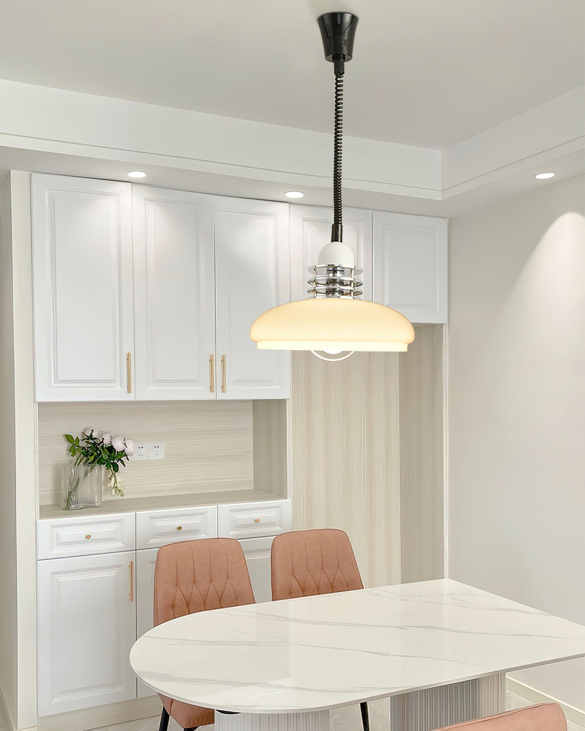 Ulaearae Nordic Art Classic Glass Pendant Lamp-Neutral Decor