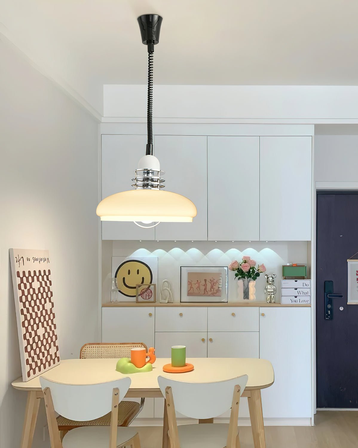 Ulaearae Nordic Art Classic Glass Pendant Lamp-Neutral Decor