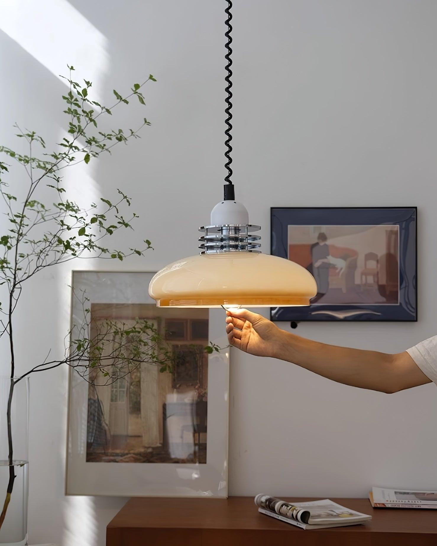 Ulaearae Nordic Art Classic Glass Pendant Lamp-Neutral Decor