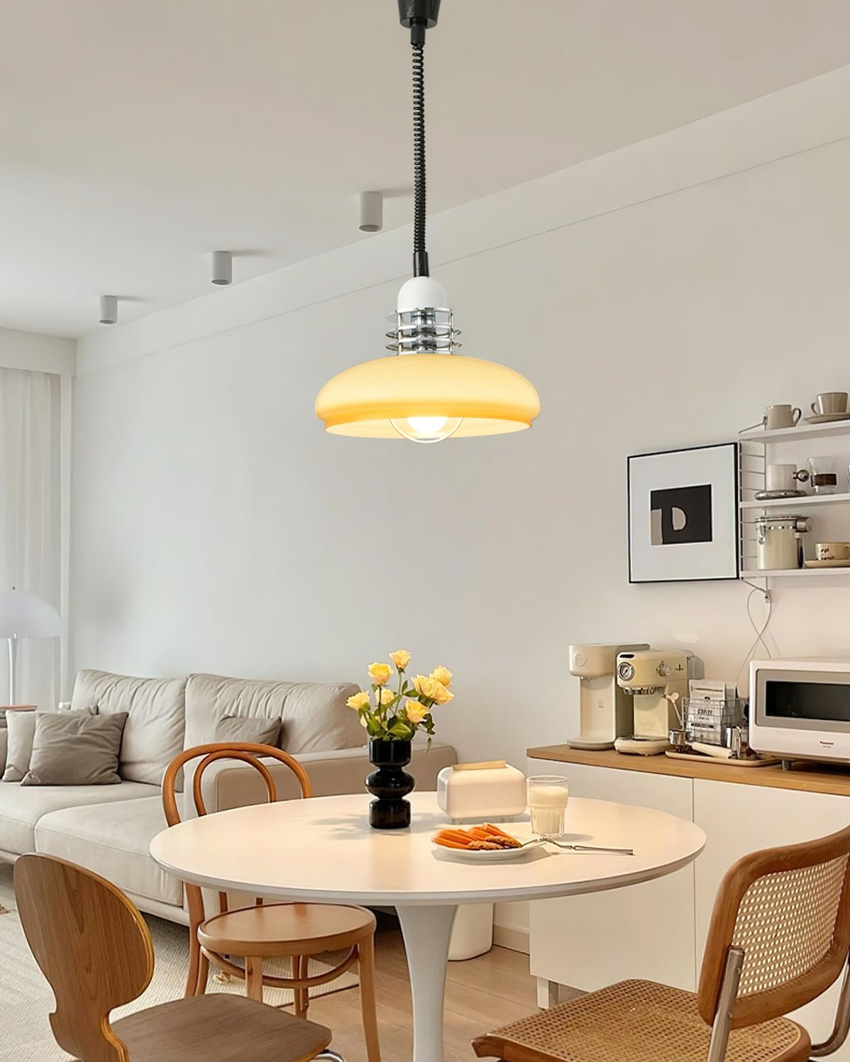 Ulaearae Nordic Art Classic Glass Pendant Lamp-Neutral Decor