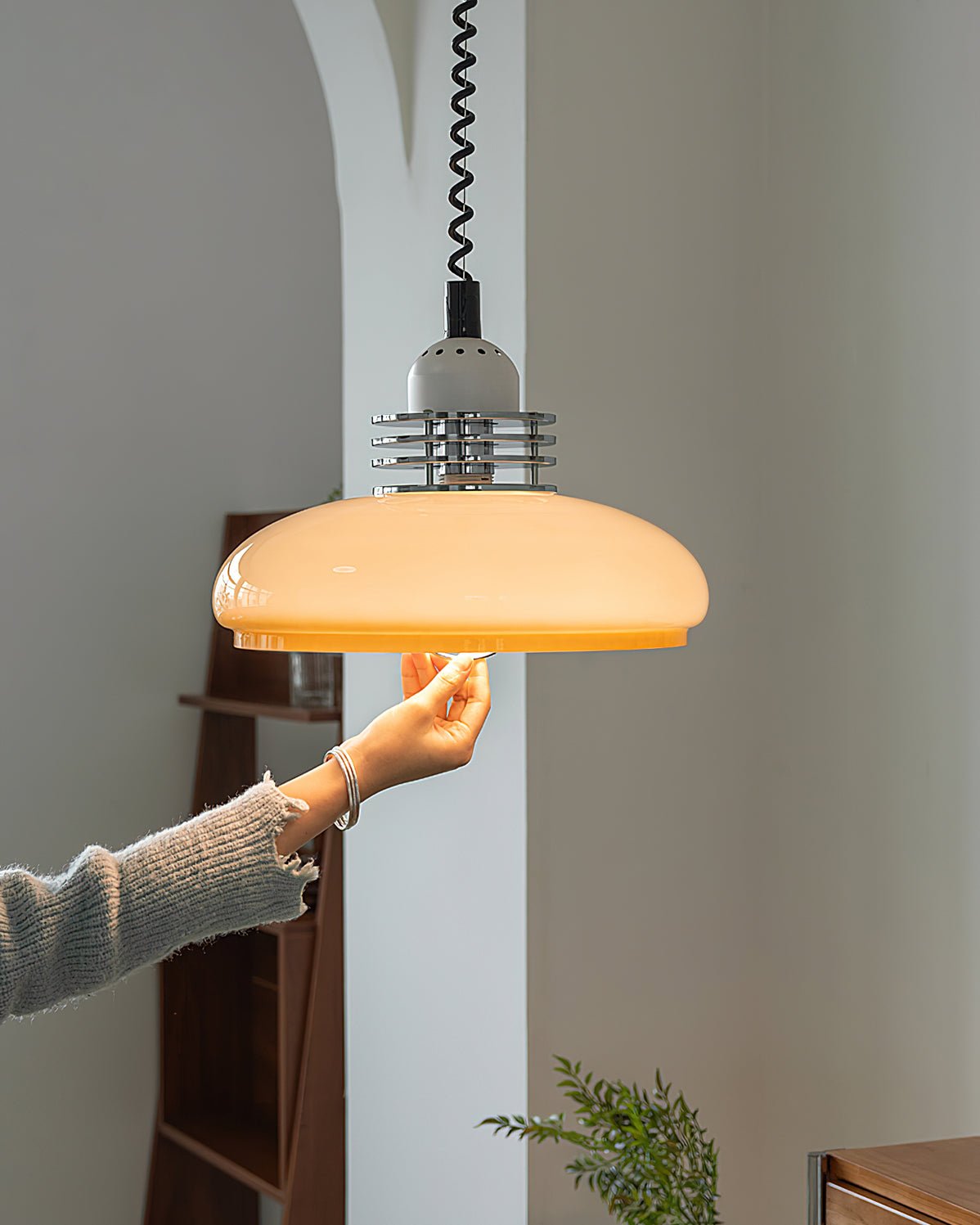 Ulaearae Nordic Art Classic Glass Pendant Lamp-Neutral Decor