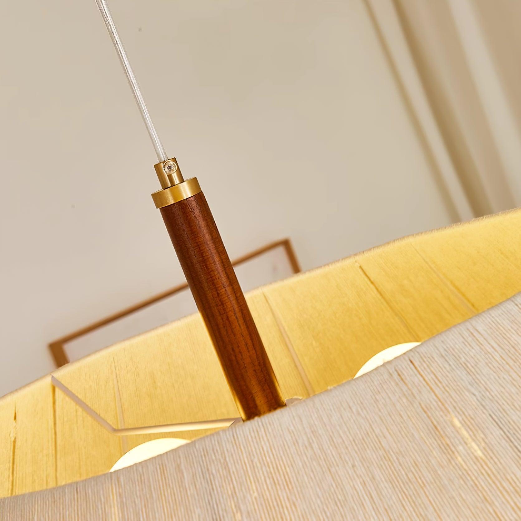 Elowen Pendant Lamp Cotton-Thread Walnut Natural-Neutral Decor