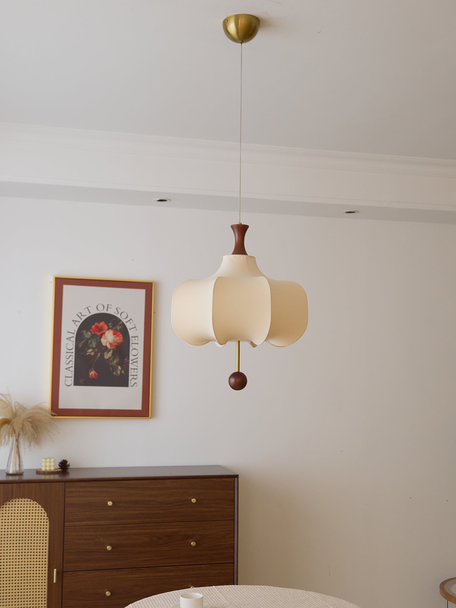 Venoryra Premium Elegance Cloud Wood Pendant Lamp-Neutral Decor
