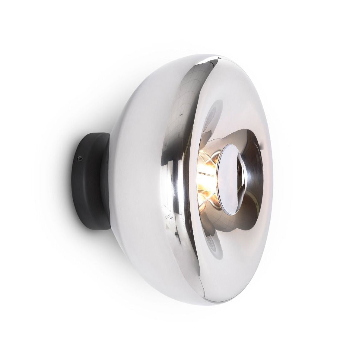 Close-up on the E12/E14 socket of the Void Surface Sconce.