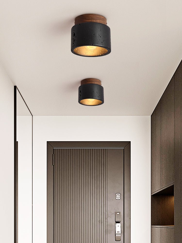 Volcanic Glow Ceiling Light-Neutral Decor